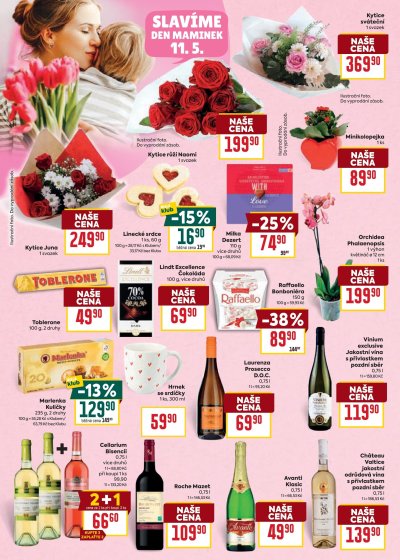 Speciality z akčního letáku týdne BILLA platného od 5. 5.