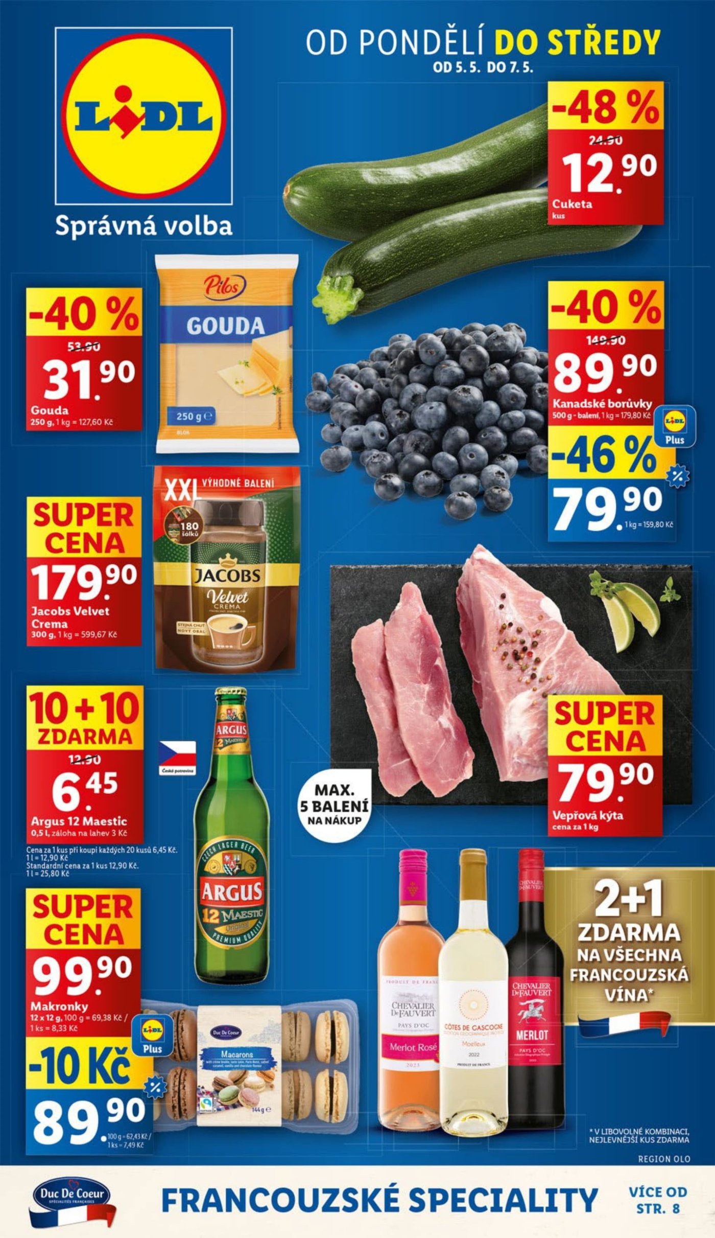 Akční leták týdne Lidl platný od 5. 5.