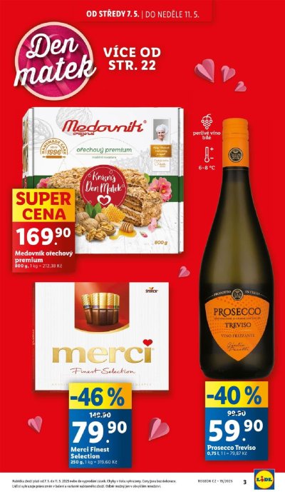 Speciality z akčního letáku týdne Lidl platného od 7. 5.
