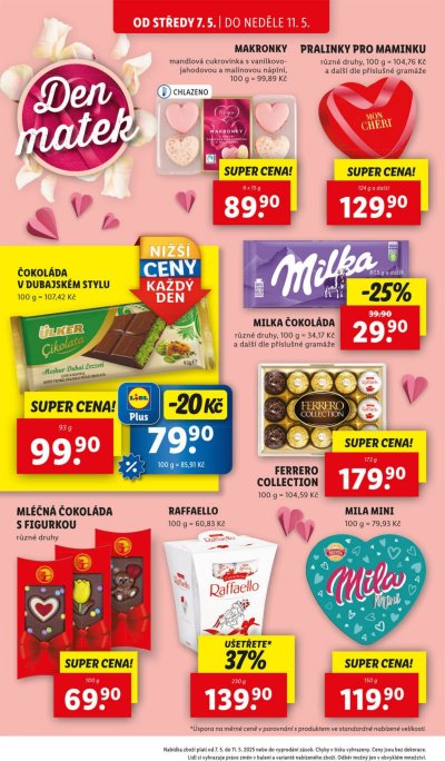Speciality z akčního letáku týdne Lidl platného od 7. 5.
