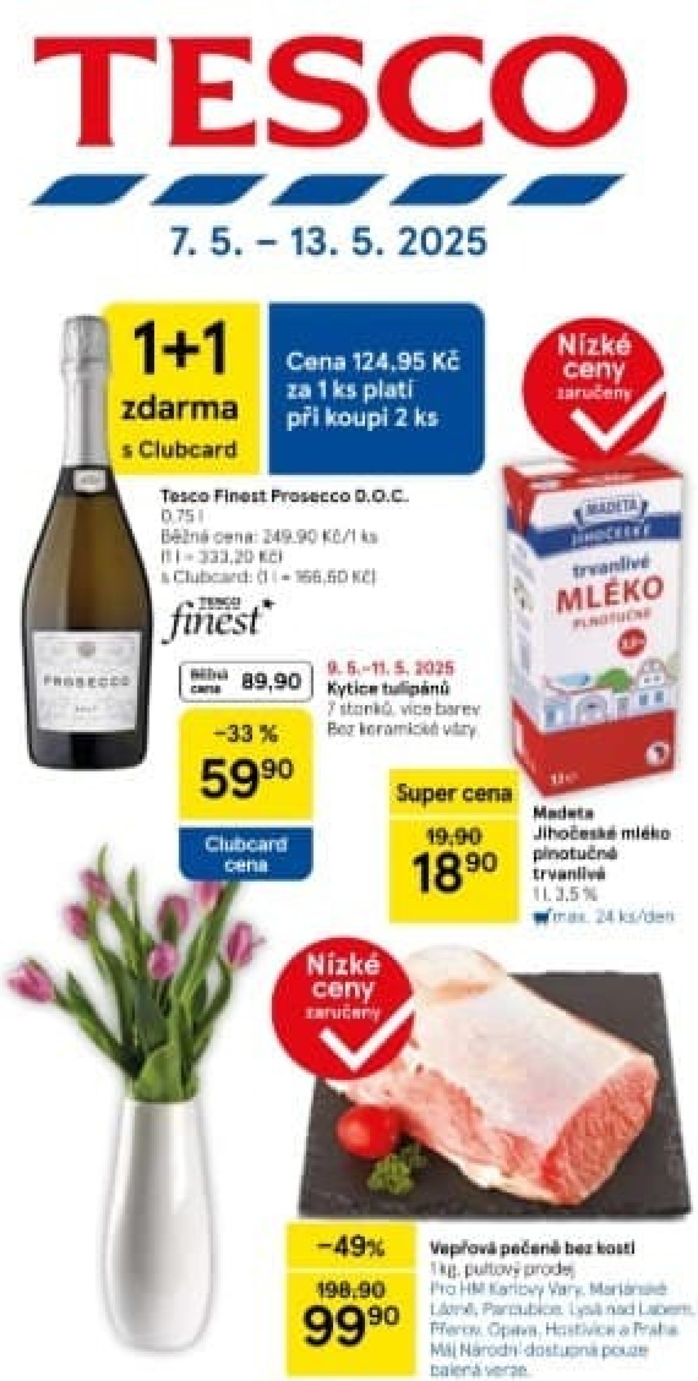 Akční leták týdne Tesco platný od 7. 5.