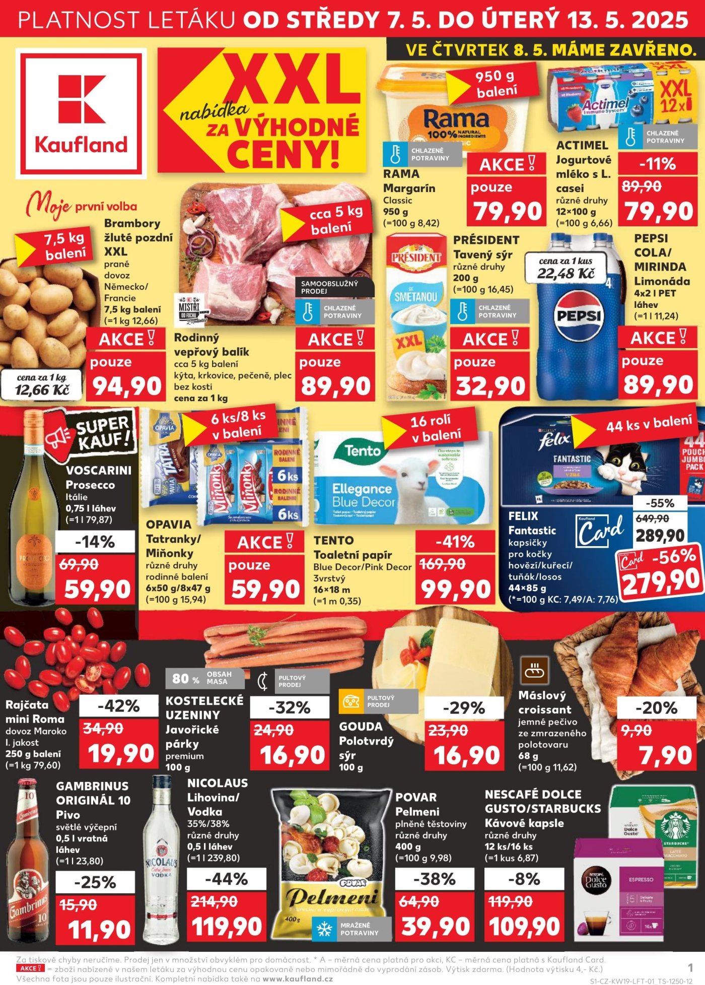 Akční leták týdne Kaufland platný od 7. 5.