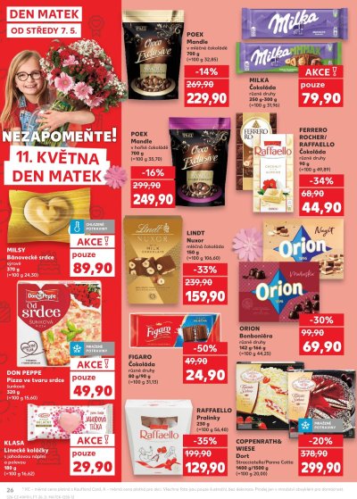 Speciality z akčního letáku týdne Kaufland platného od 7. 5.
