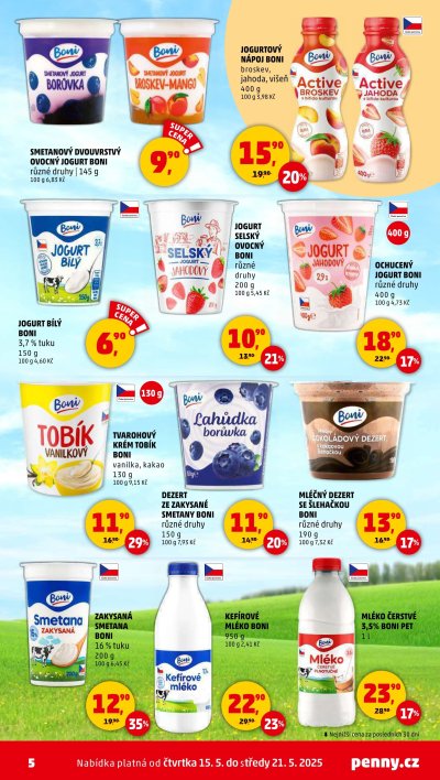 Speciality z akčního letáku týdne PENNY od 15. 5.
