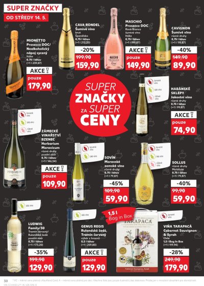 Speciality z akčního letáku týdne Kaufland od 14. 5.