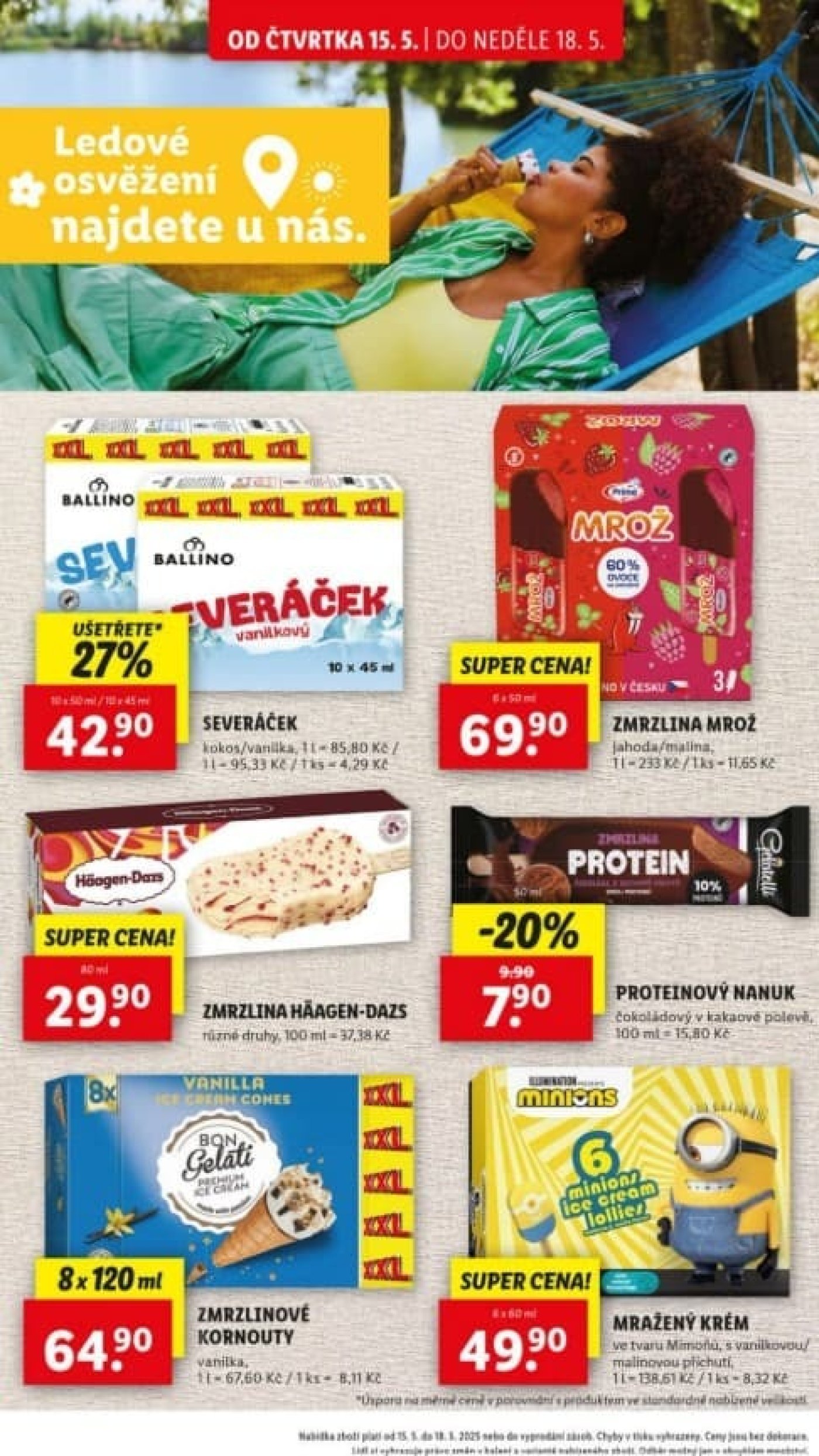 Speciality z akčního letáku týdne Lidl od 15. 5.