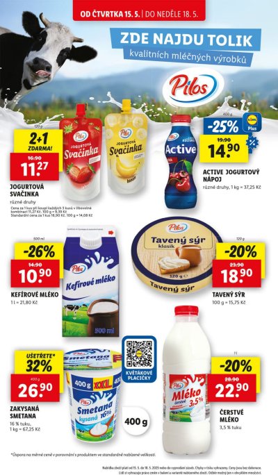 Speciality z akčního letáku týdne Lidl od 15. 5.