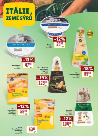 Speciality z akčního letáku týdne BILLA od 21. 5.