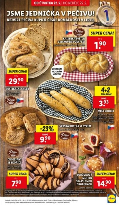 Speciality z akčního letáku týdne Lidl od 22. 5.