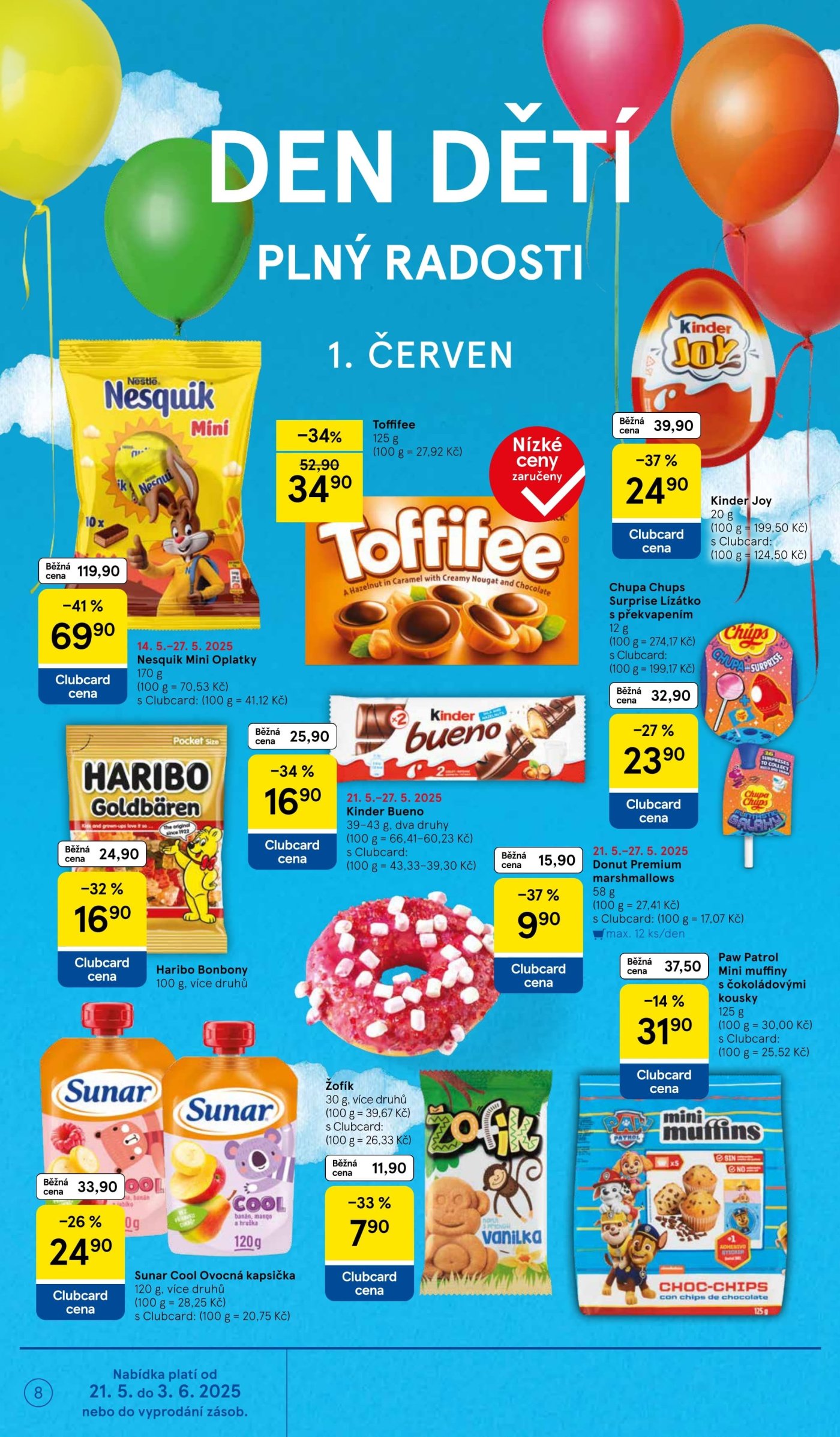 Speciality z akčního letáku týdne Tesco od 21. 5.