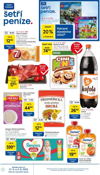 Speciality z akčního letáku týdne Tesco od 21. 5.
