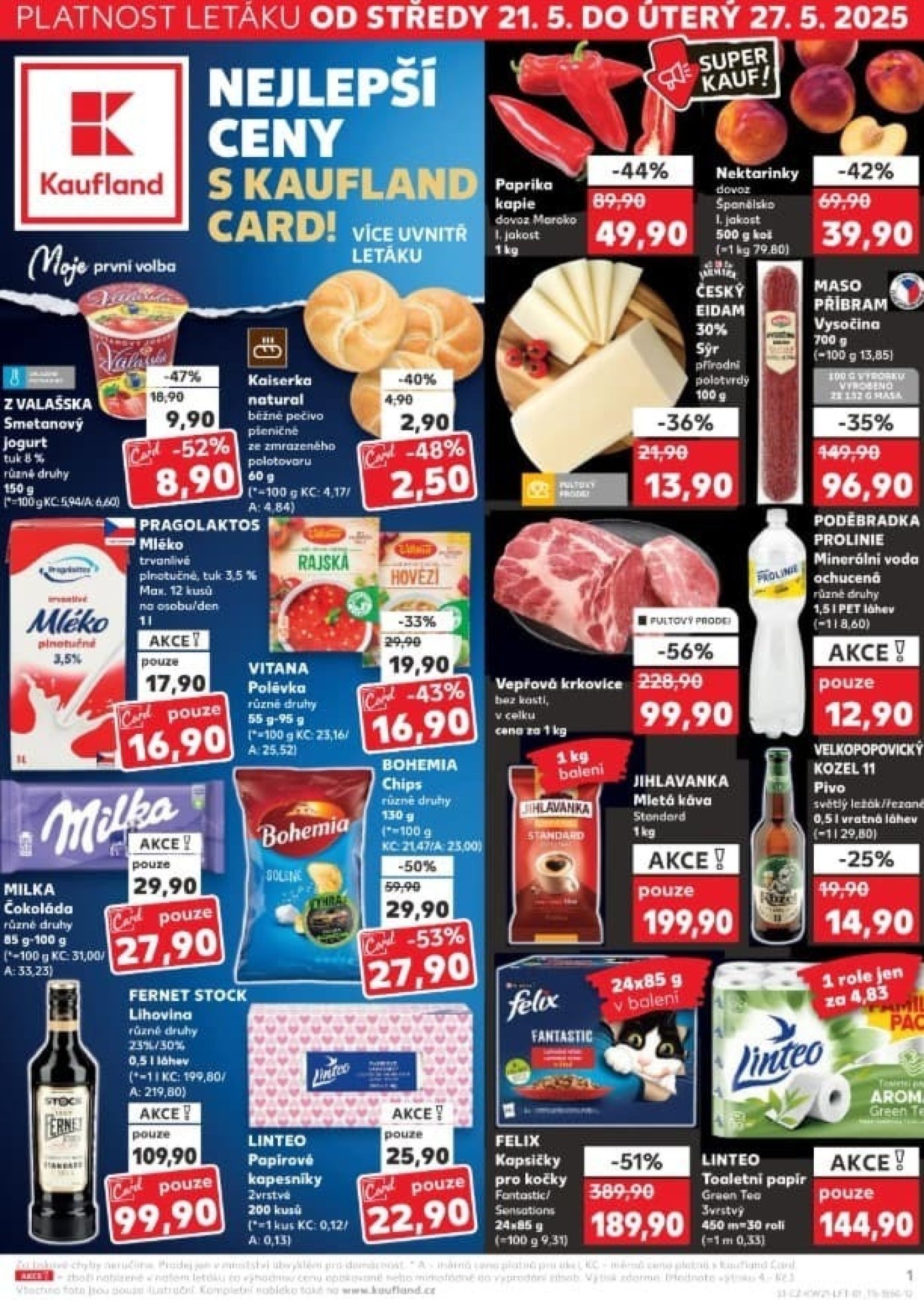 Akční leták týdne Kaufland od 21. 5.