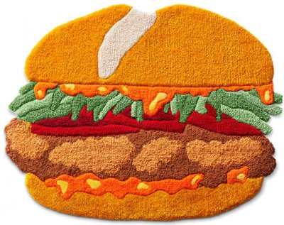Koberec dle předlohy McDonald's Spicy Deluxe Crispy Chicken Sandwich