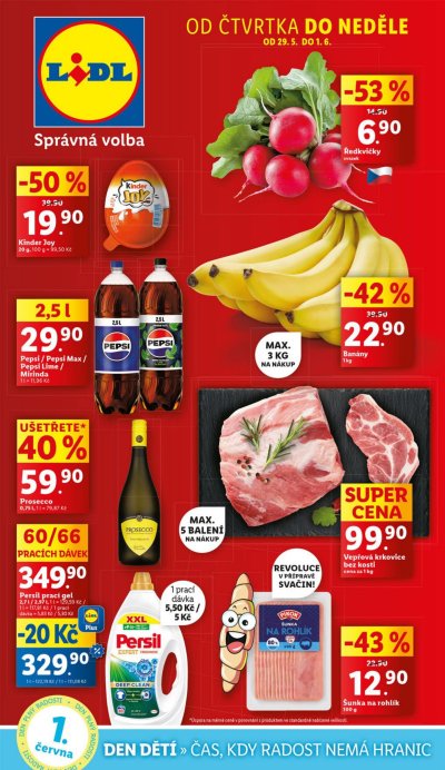 Akční leták Lidl od 29. 5.