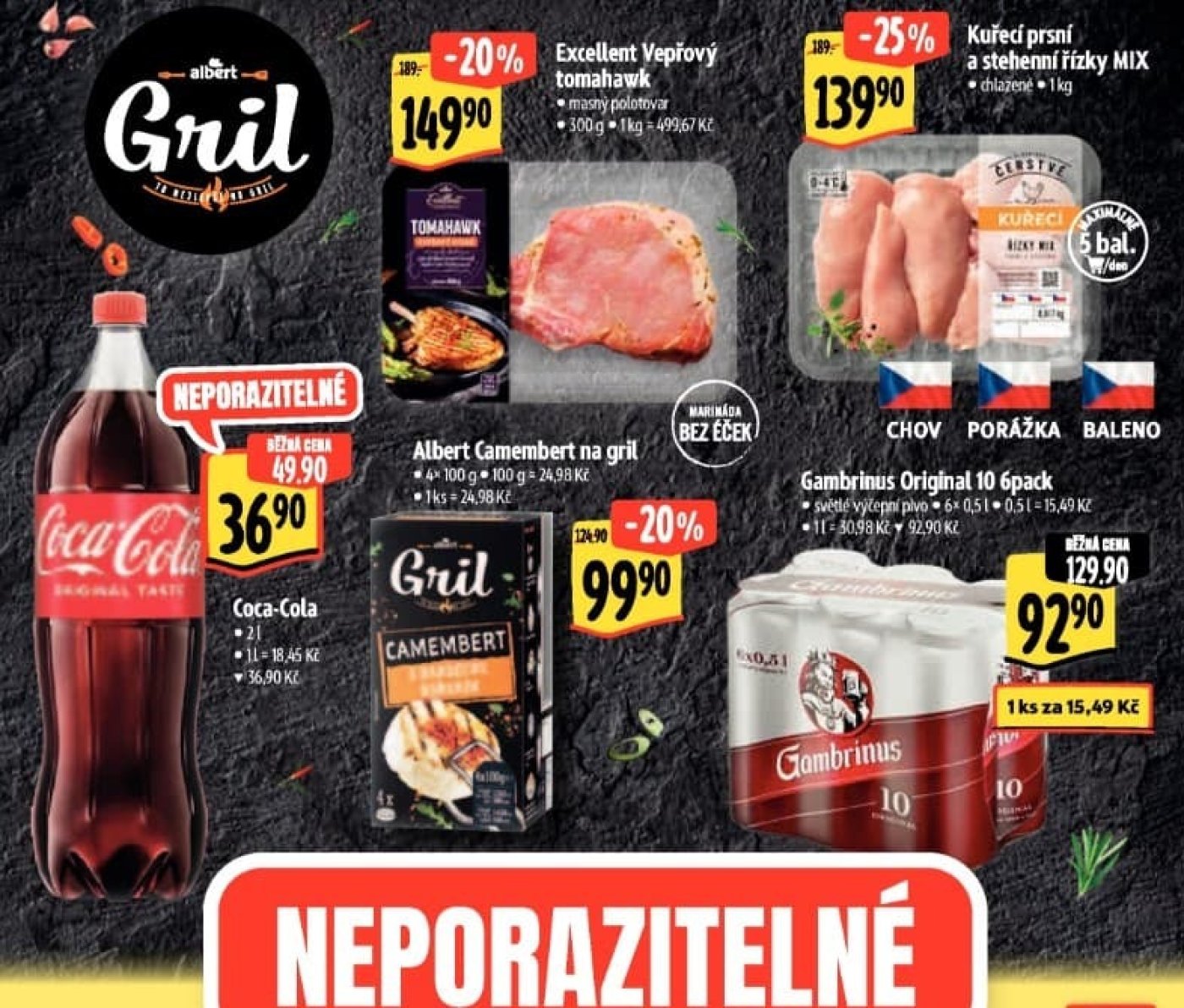 Speciality z akčního letáku týdne Albert od 28. 5.