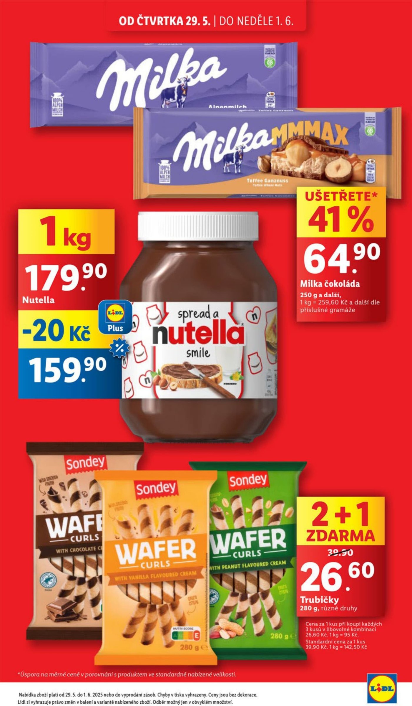 Speciality z akčního letáku týdne Lidl od 29. 5.