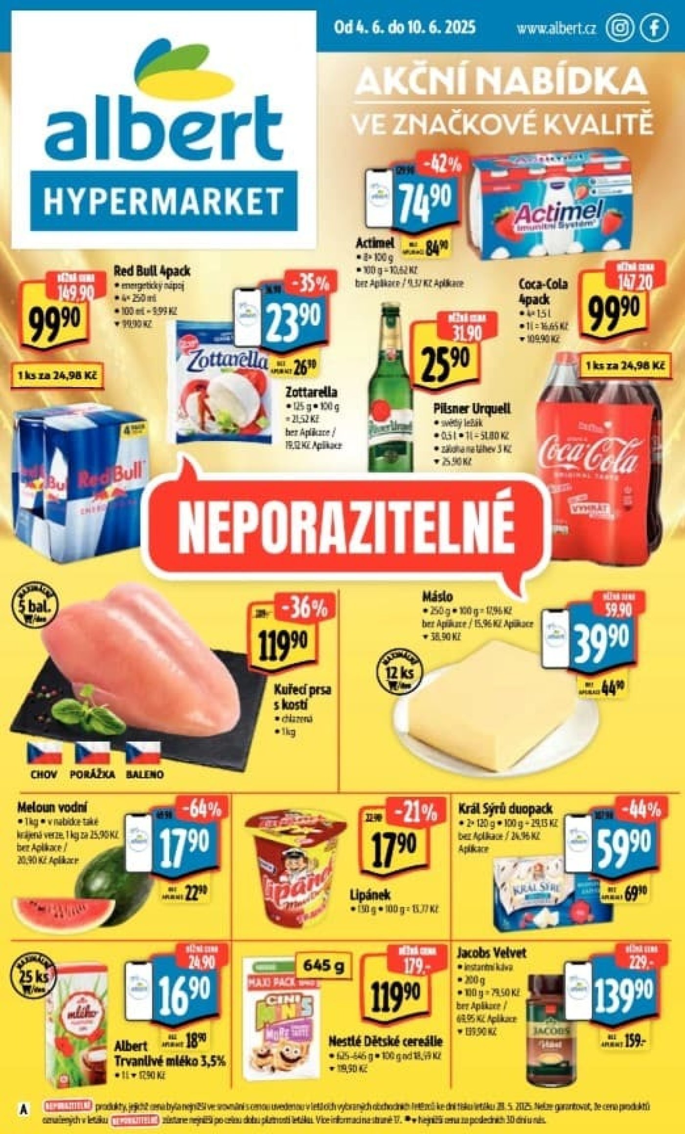 Speciality z akčního letáku Albert od 4. 6.