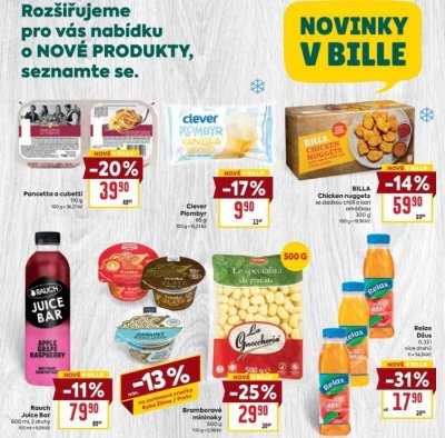 Speciality z akčního letáku BILLA od 4. 6.