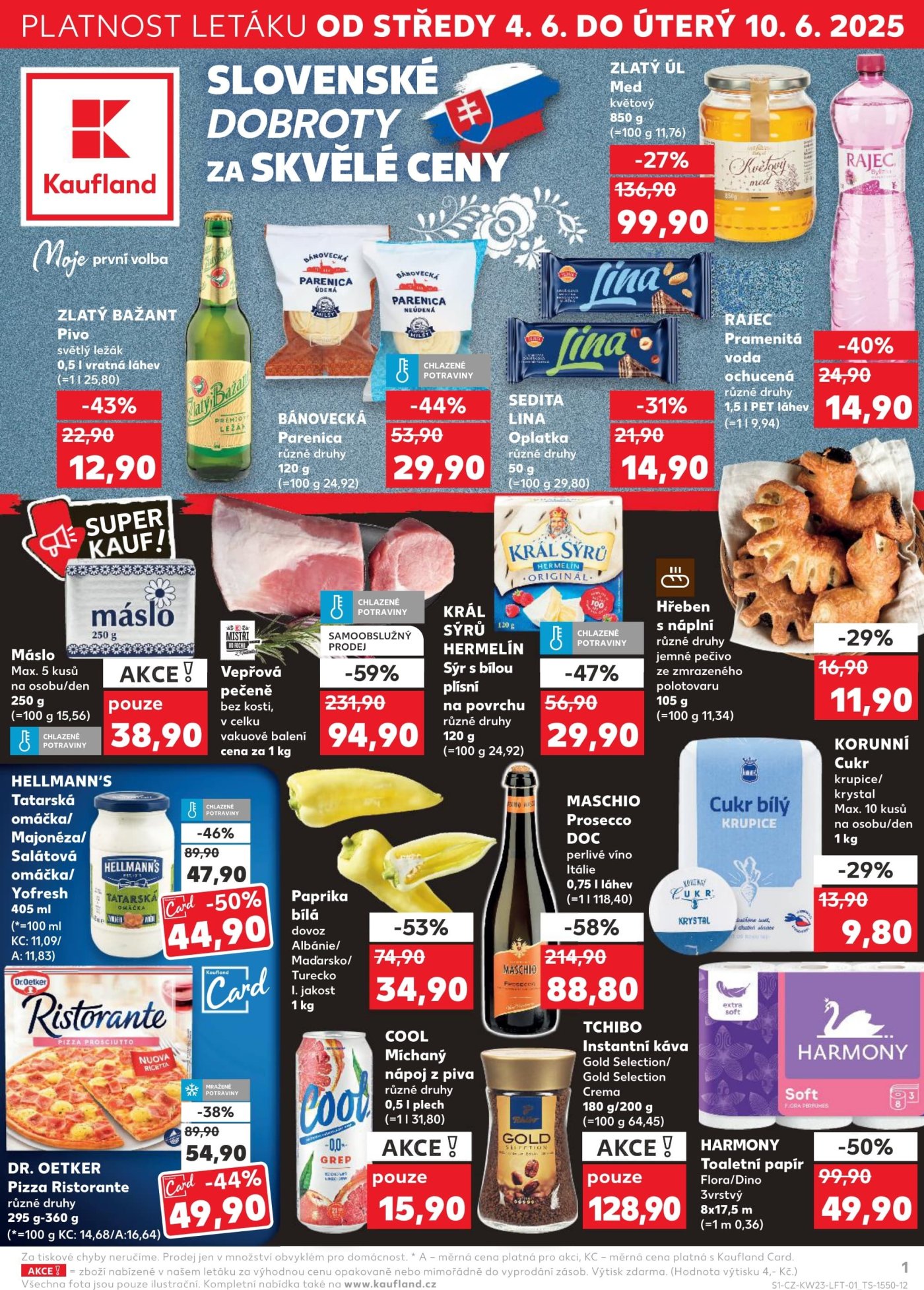 Akční leták týdne Kaufland od 4. 6.
