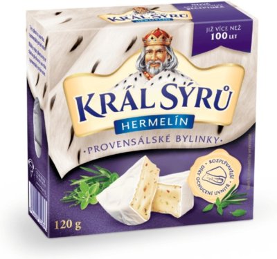Král sýrů Hermelín Provensálské bylinky