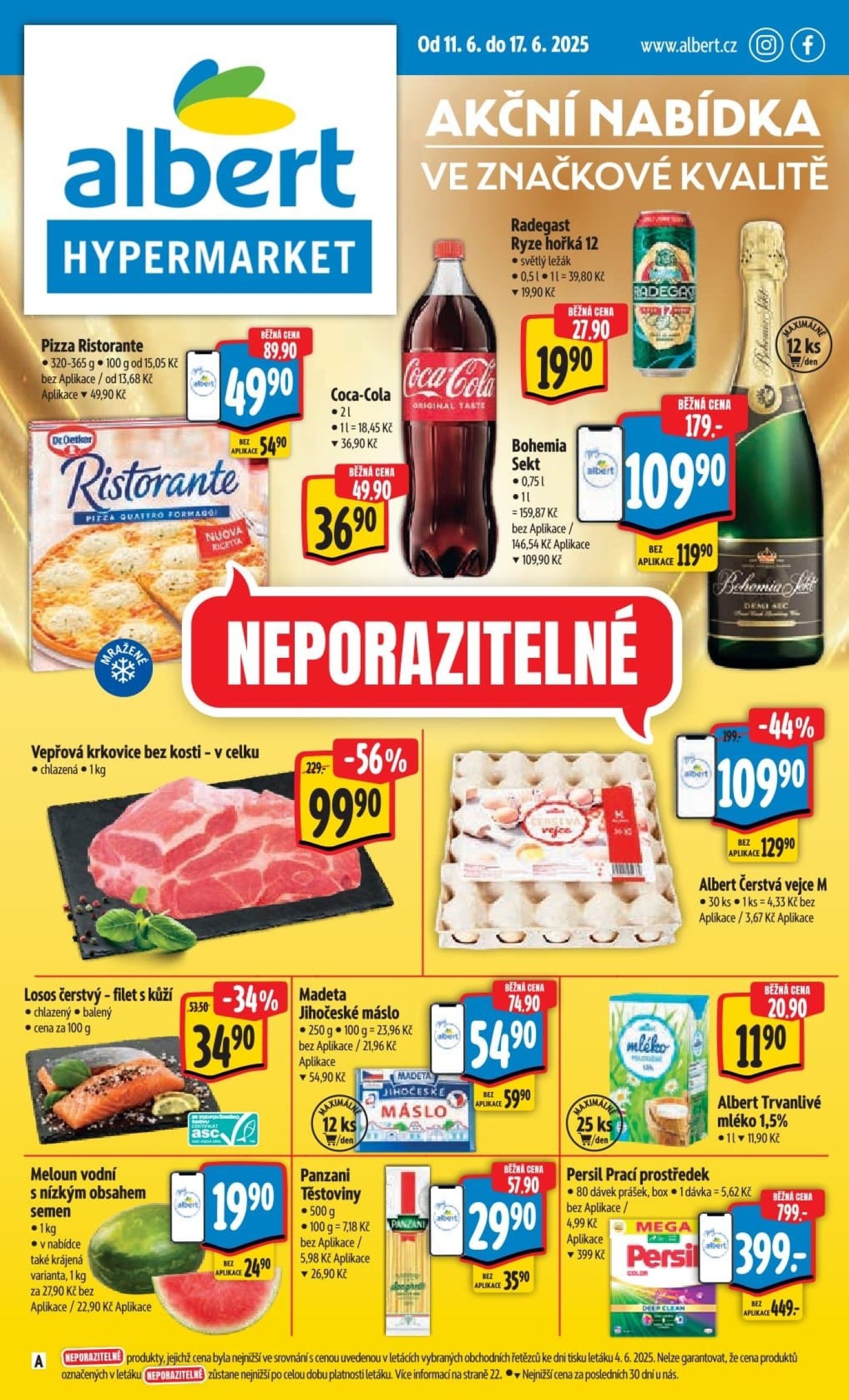 Akční leták týdne Albert s platností od 11. 6.