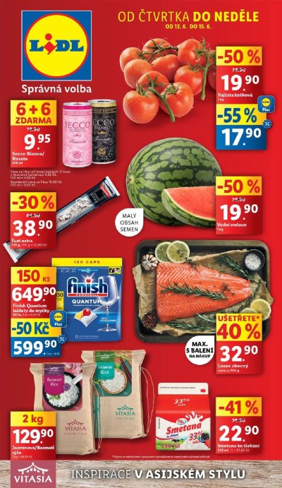Akční leták týdne Lidl s platností od 11. 6.