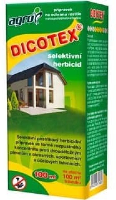 Přípravek na hubení plevelů v trávníku