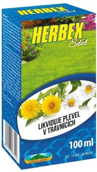 Přípravek na hubení plevelů v trávníku