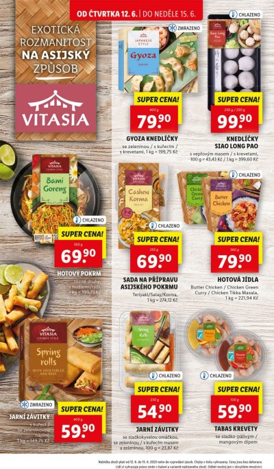 Speciality z akčního letáku týdne Lidl od 12. 6.