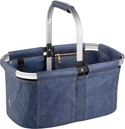 Nákupní košík skládací SHOP! denim style