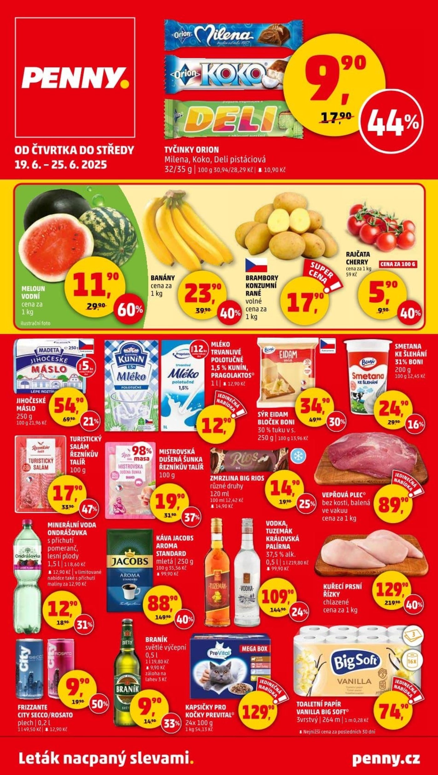 Akční leták týdne PENNY platný od 19. 6.