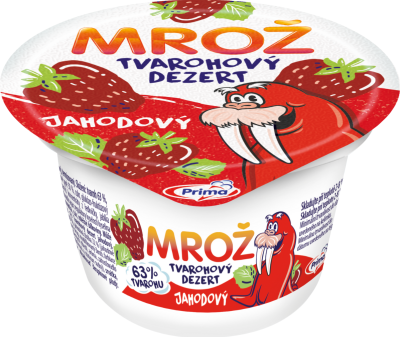 Tvarohový dezert jahodový