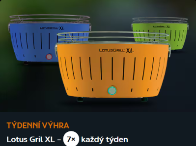 Tři přenosné grily