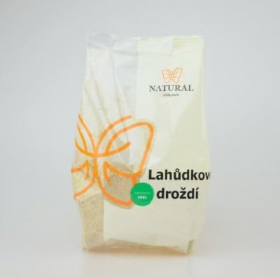 Lahůdkové droždí v produktovém obalu