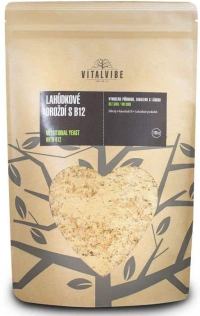 Lahůdkové droždí v produktovém obalu