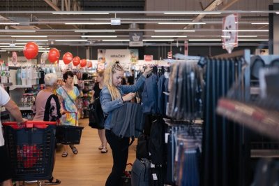 Interiér prodejny Woolworth