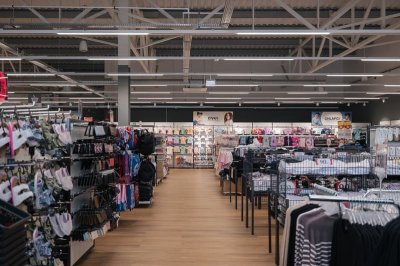 Interiér prodejny Woolworth