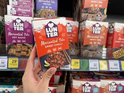 Tofu v českém supermarketu