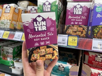Tofu v českém supermarketu