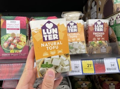 Tofu v českém supermarketu