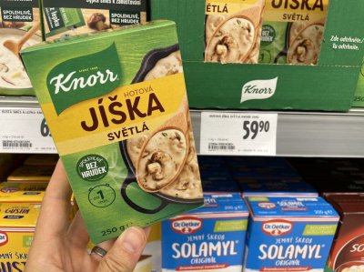 Balení světlé jíšky