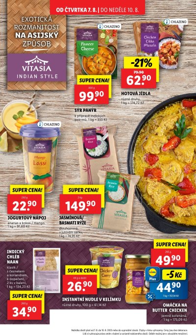 Akční leták týdne Lidl s platností od 7. 8.