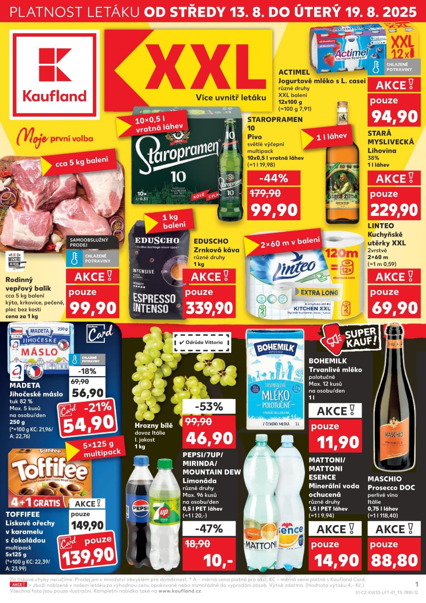 Akční leták týdne  Kaufland s platností od 13. 8.