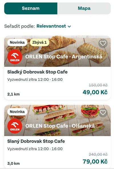 Sladký a slaný Dobrovak ORLEN Stop Cafe