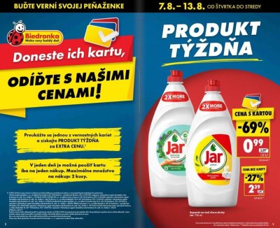 Jar ve slevovém letáku