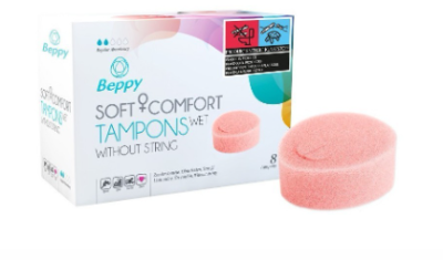 Krabička s menstruačním tamponem