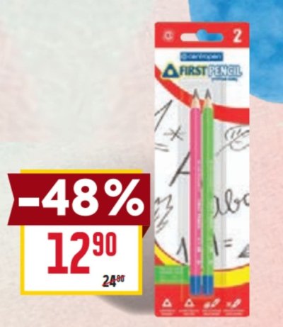 Dvě grafitové tužky ve slevě