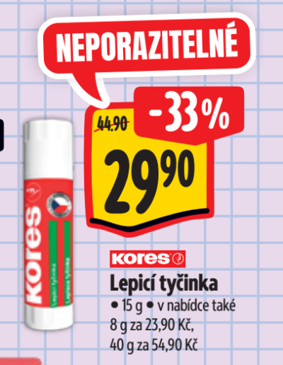 Lepicí tyčinka v akci