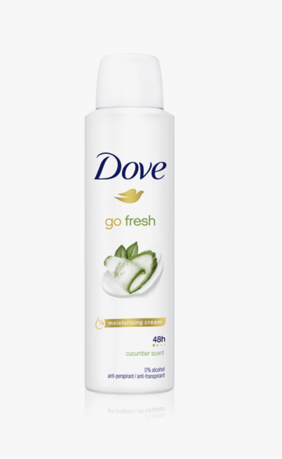 Antiperspirant ve spreji Dove Go Fresh
