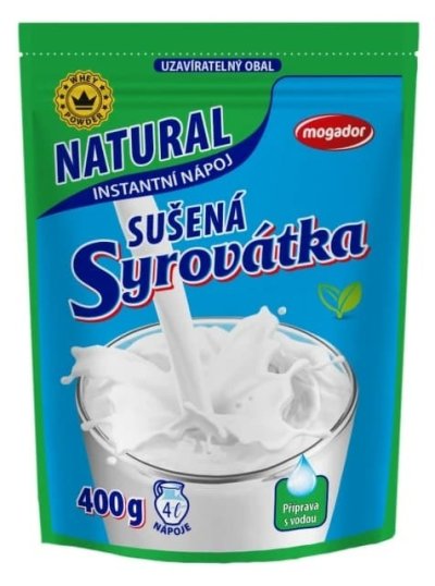 Balení sušené syrovátky